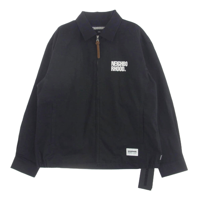 NEIGHBORHOOD ネイバーフッド 23AW 232TSNH-JKM07 ZIP WORK JACKET ジップ ワーク ジャケット ブラック系 S【美品】【中古】