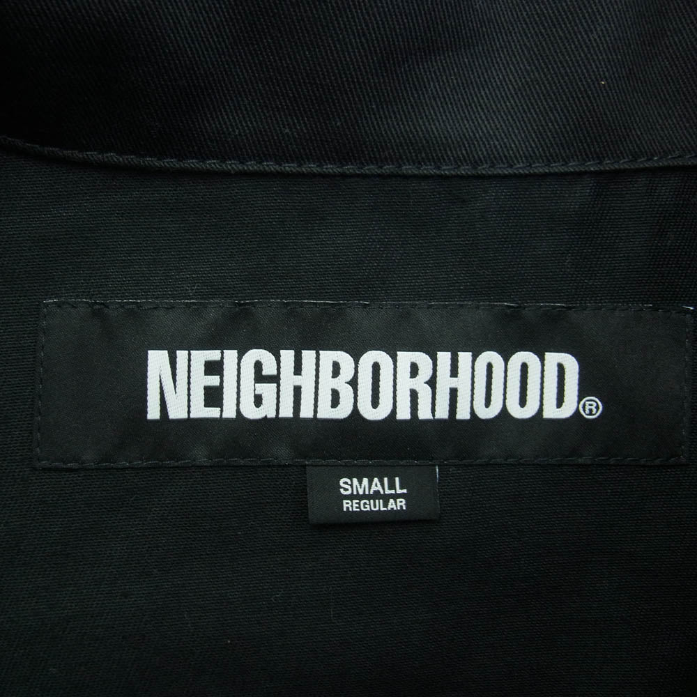 NEIGHBORHOOD ネイバーフッド 23AW 232TSNH-JKM07 ZIP WORK JACKET ジップ ワーク ジャケット ブラック系 S【美品】【中古】