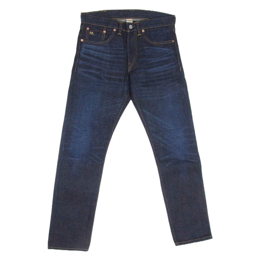 RRL ダブルアールエル 782888699001 SLIM FIT BRISTOW JEANS JAPAN WOVEN SELVEDGE DENIM USA製 ヴィンテージ加工 スリムフィット セルビッジ デニム パンツ インディゴブルー系 30【極上美品】【中古】