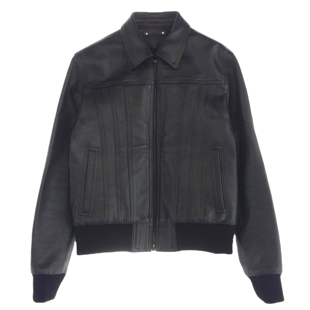 MINEDENIM マインデニム 21AW 2110-8001-99-022 SHEEP LEATHER ZIPUP JACKET シープ レザー ジップアップ ジャケット ブラック系 2【美品】【中古】