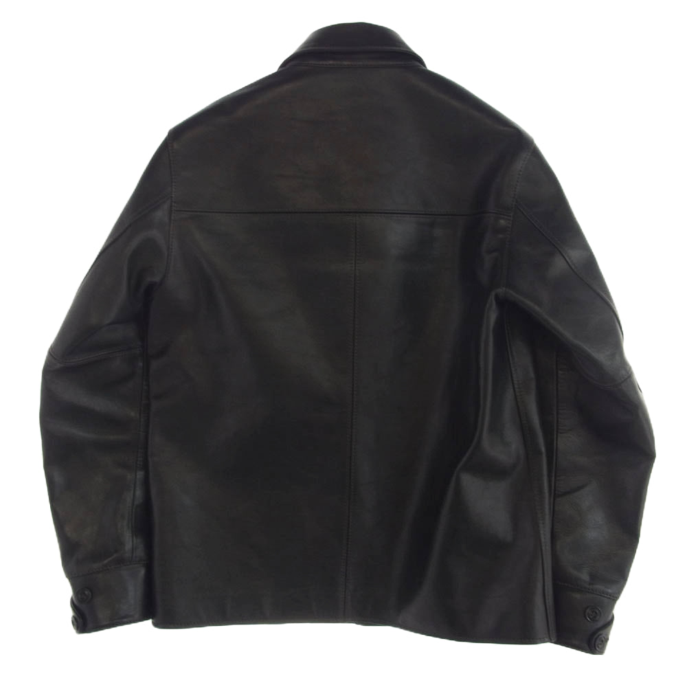 ワイツーレザー CAR COAT ホースハイド カーコート レザー ジャケット ブラック系 38【中古】