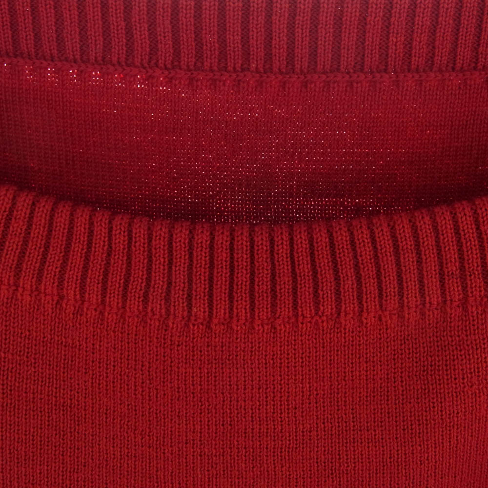 ANDERSEN-ANDERSEN アンデルセンアンデルセン ローゲージ ウール ニット レッド系 XL【中古】