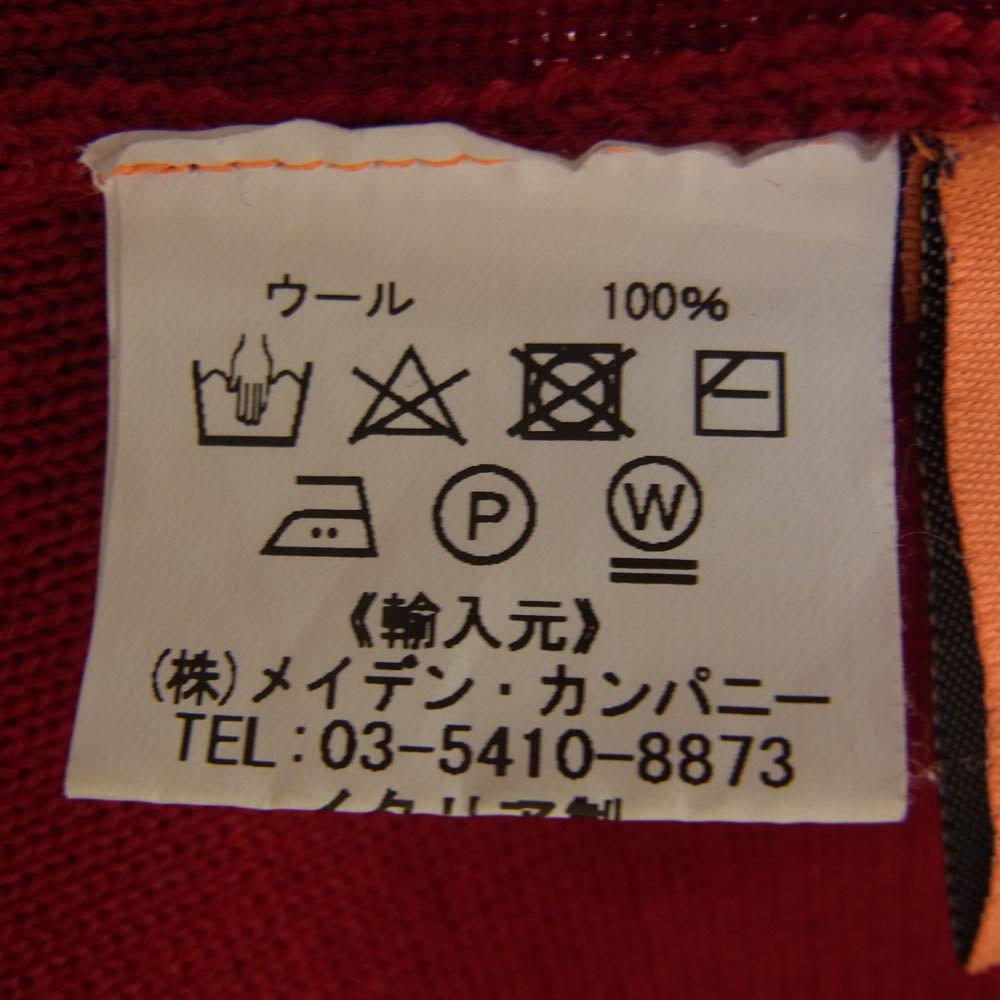 ANDERSEN-ANDERSEN アンデルセンアンデルセン ローゲージ ウール ニット レッド系 XL【中古】