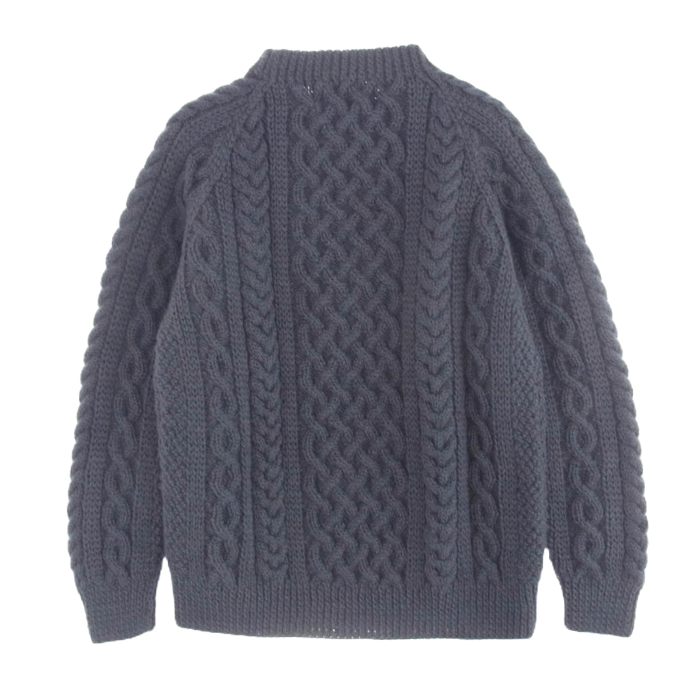 INVERALLAN インバーアラン 1A ウール アラン ニット ネイビー系【極上美品】【中古】