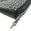 CHROME HEARTS クロムハーツ（原本無） REC F ZIP ゼロピラミッド スタッズ コーナー ラウンドファスナー ダガージップ ロングウォレット ブラック系【中古】