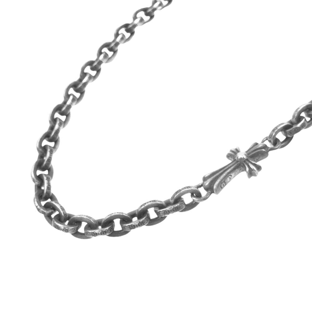 CHROME HEARTS クロムハーツ（原本有） PAPERFAT R18 I18 ペーパーチェーン ベイビーファット ネックレス 18inch 18インチ シルバー系【中古】