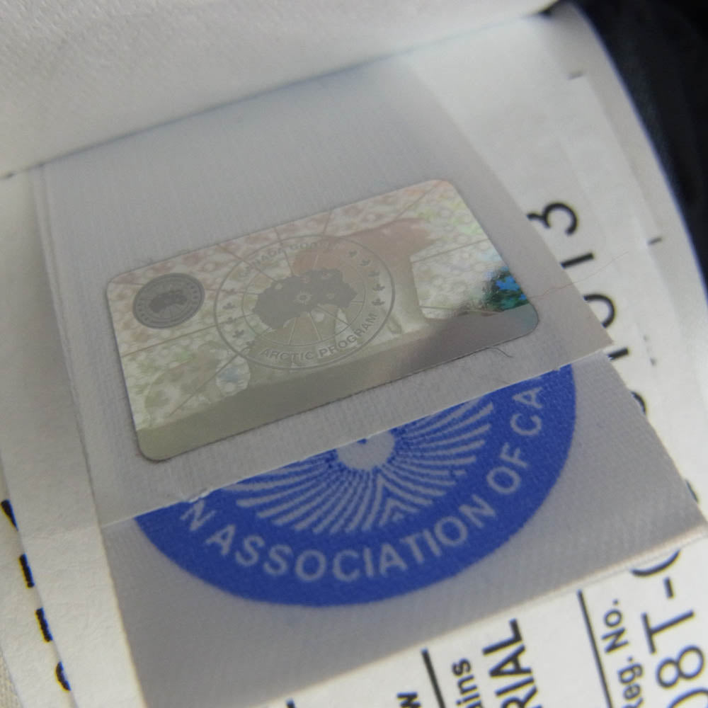 CANADA GOOSE カナダグース 3808MA サザビーリーグタグ WYNDHAM PARKA ウィンダム パーカ ファーフード付 ダウン ジャケット グレー系 XS【美品】【中古】