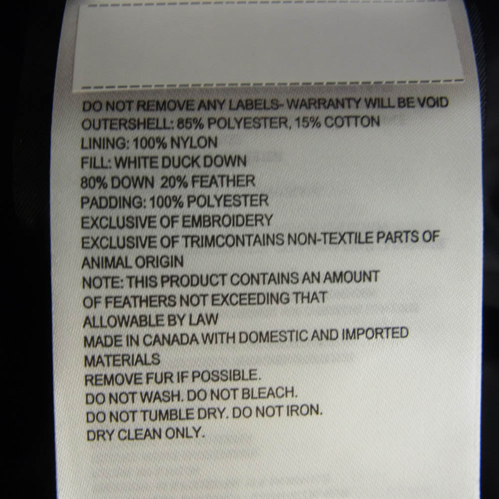 CANADA GOOSE カナダグース 3808MA サザビーリーグタグ WYNDHAM PARKA ウィンダム パーカ ファーフード付 ダウン ジャケット グレー系 XS【美品】【中古】