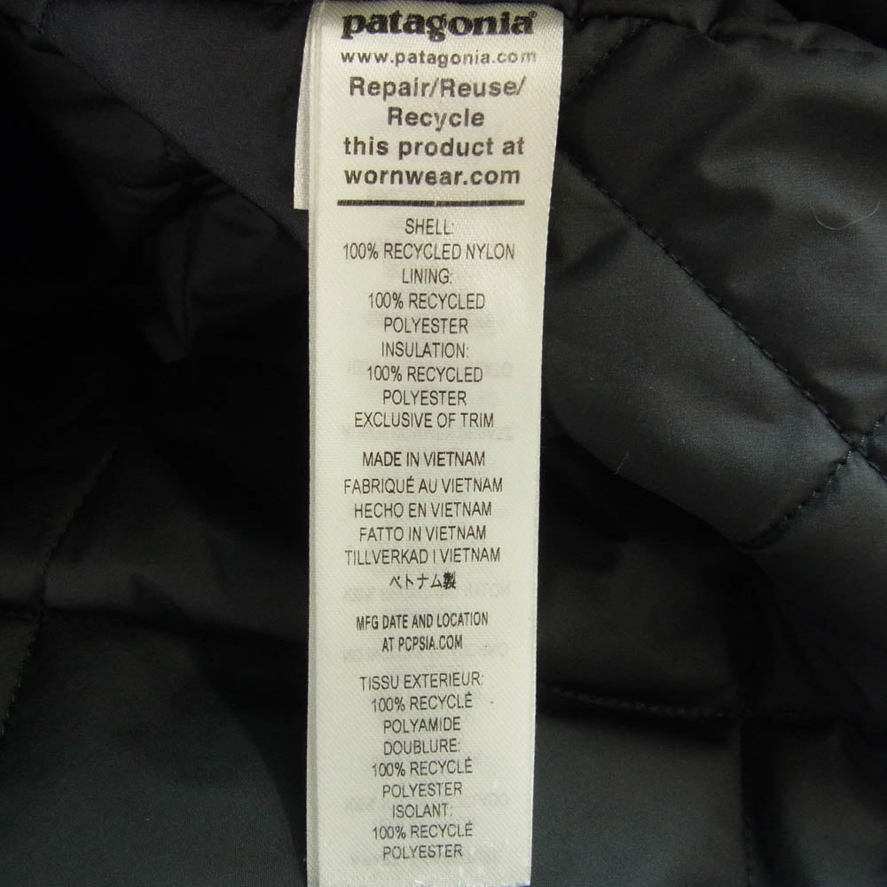 patagonia パタゴニア 23AW 26990FA23 ISTHMUS イスマス 中綿 フーデッド ジャケット ブラック系 S【中古】
