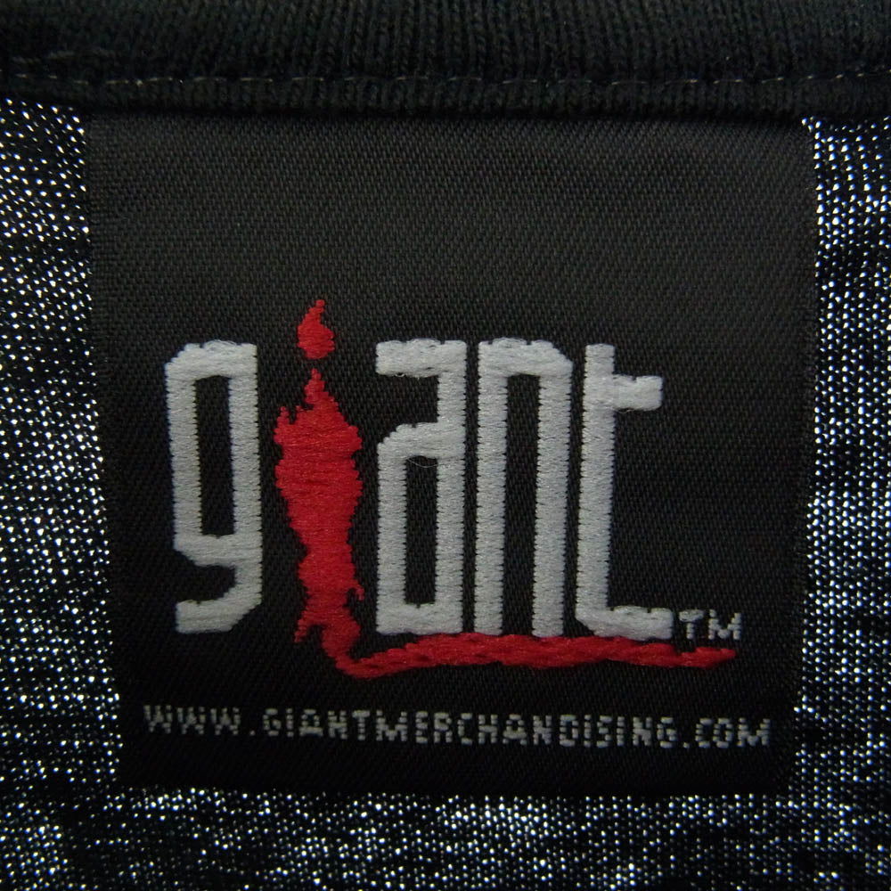00s GIANT AERO SMITH T-Shirt  just push play エアロスミス ジャストプッシュプレイ 半袖 Tシャツ ブラック系 M【中古】