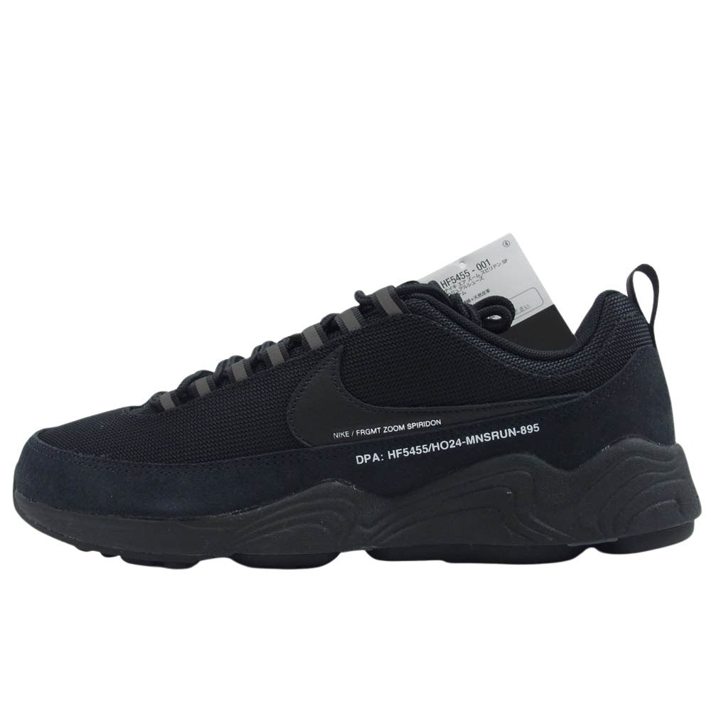 NIKE ナイキ HF5455-001 Fragment AIR ZOOM SPIRIDON SP フラグメント エアズーム スピリドン スニーカー ブラック系 27.5cm【新古品】【未使用】【中古】