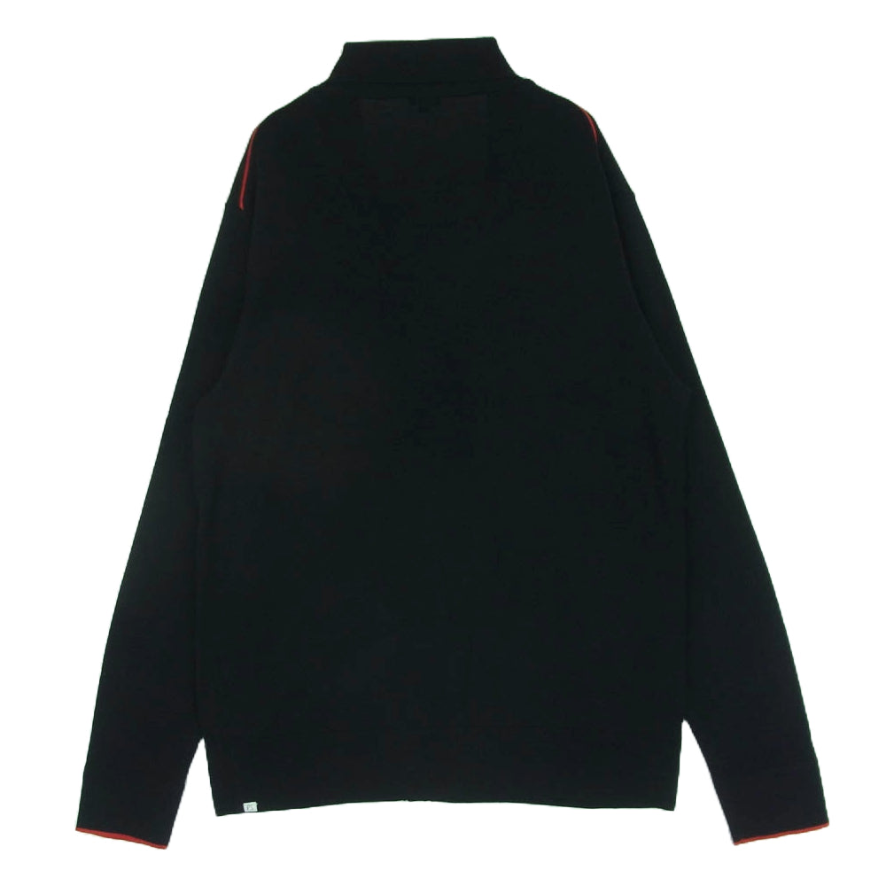 Paul Smith ポール・スミス 襟付き ウール カーディガン 中国製 ブラック系 L【中古】
