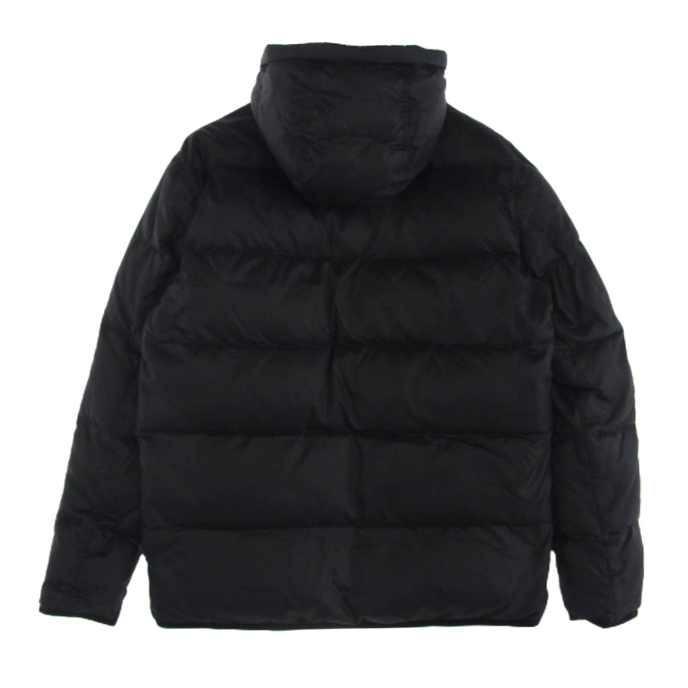 Paul Smith ポール・スミス フード付き チェック ダウン ジャケット ブラック系 L【中古】