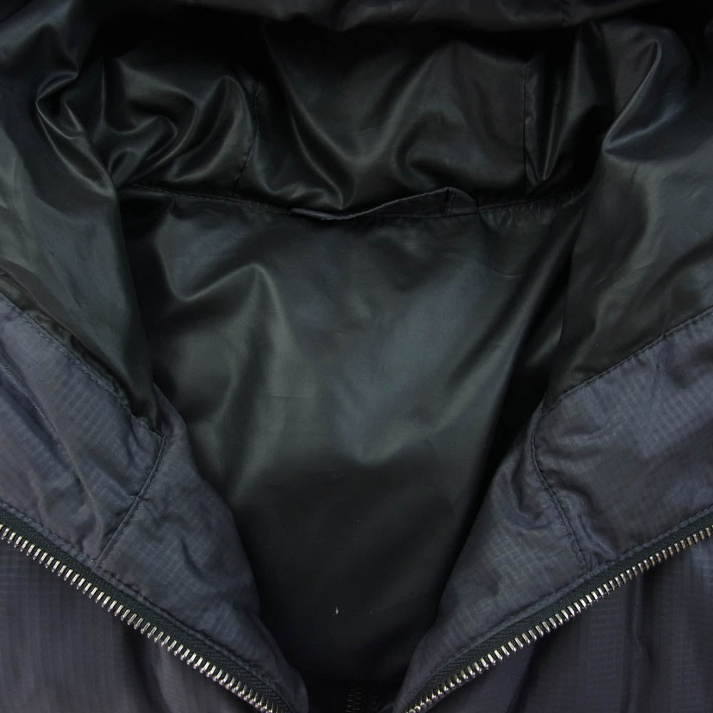 Paul Smith ポール・スミス フード付き チェック ダウン ジャケット ブラック系 L【中古】