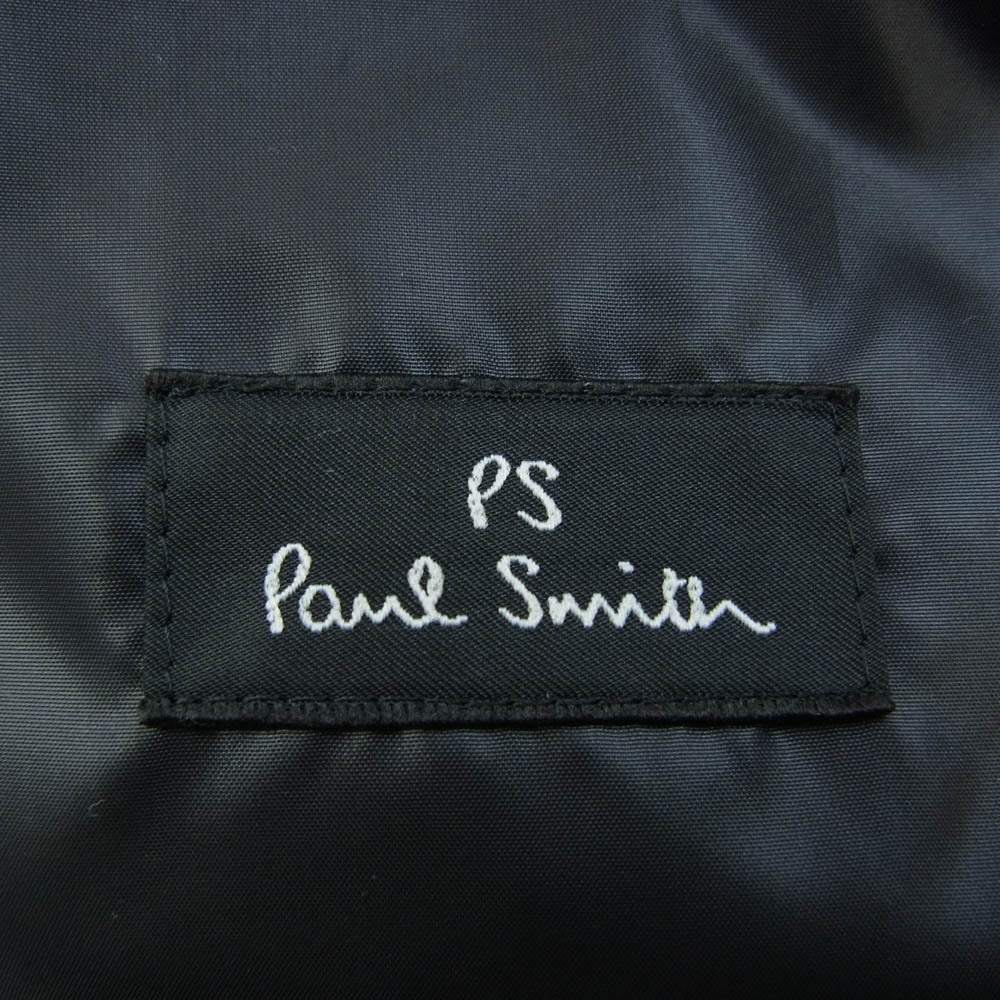 Paul Smith ポール・スミス フード付き チェック ダウン ジャケット ブラック系 L【中古】