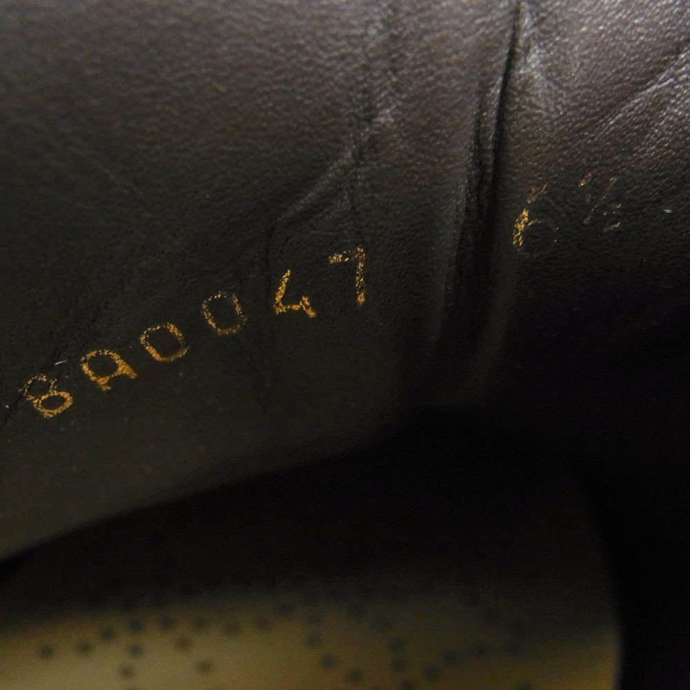 LOUIS VUITTON ルイ・ヴィトン BA0047 レザー ローカット スニーカー ダークブラウン系 パープル系 6.5【中古】