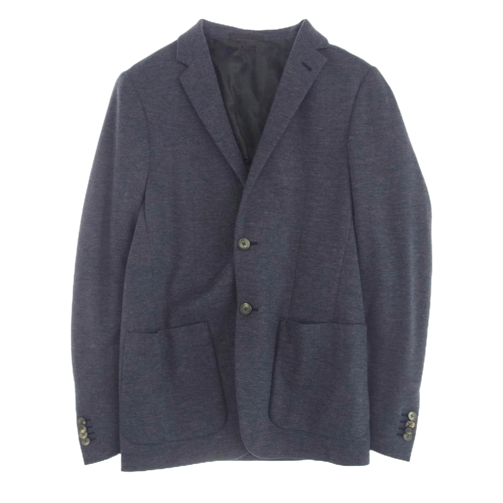 LOUIS VUITTON ルイ・ヴィトン RM102M ウール 2B テーラード ジャケット ネイビー系 46【美品】【中古】