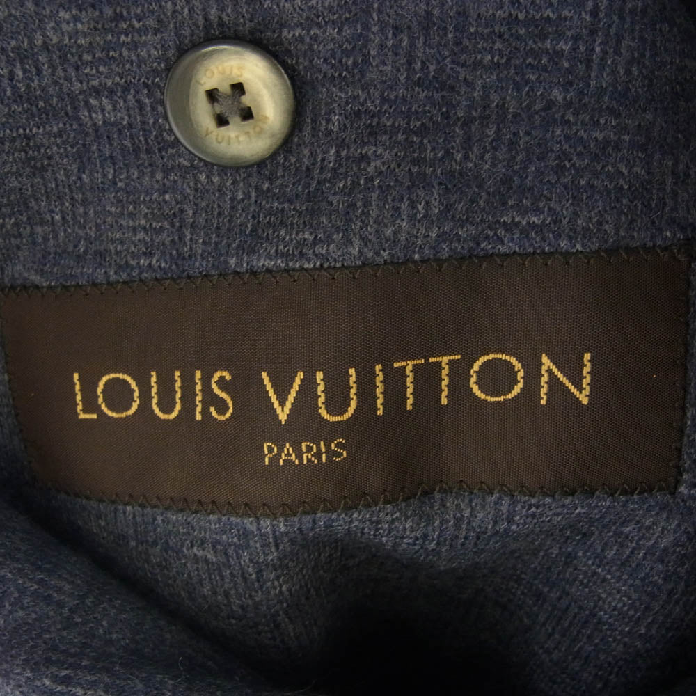 LOUIS VUITTON ルイ・ヴィトン RM102M ウール 2B テーラード ジャケット ネイビー系 46【美品】【中古】