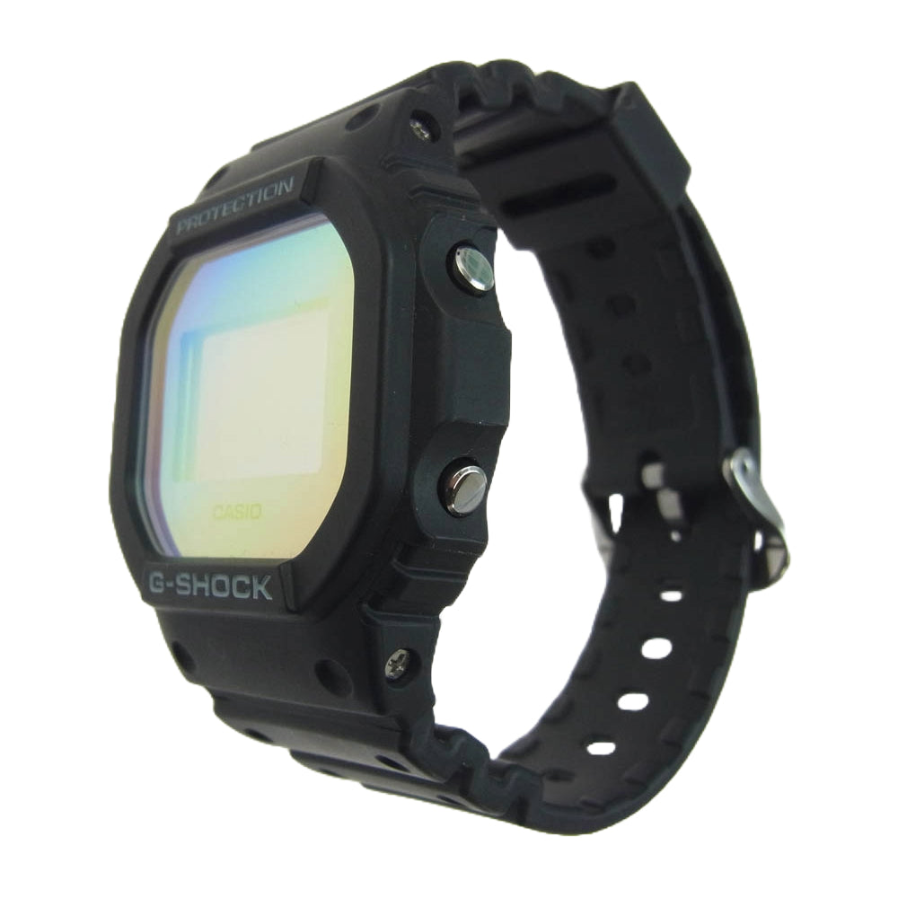 CASIO G-SHOCK カシオ ジーショック DW-5600SR-1 Iridescent Color Black  腕時計 リスト ウォッチ ブラック系【中古】