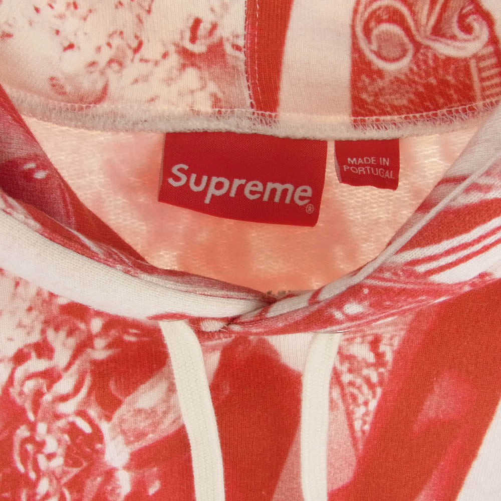 Supreme シュプリーム 20SS bling hooded sweatshirt ブリング フーデッド パーカー レッド系 S【中古】