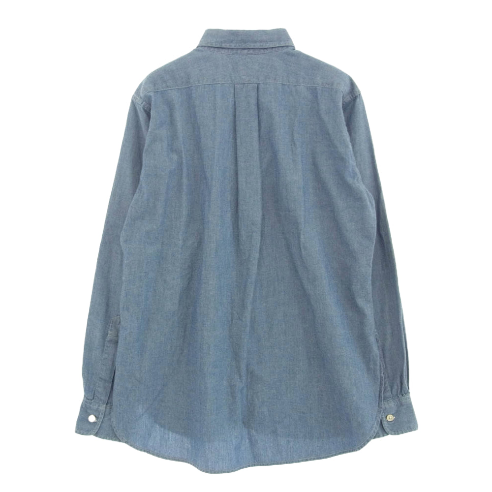 Engineered Garments エンジニアードガーメンツ WORKADAY ボタンダウン シャンブレー 長袖 シャツ ライトブルー系 XS【中古】