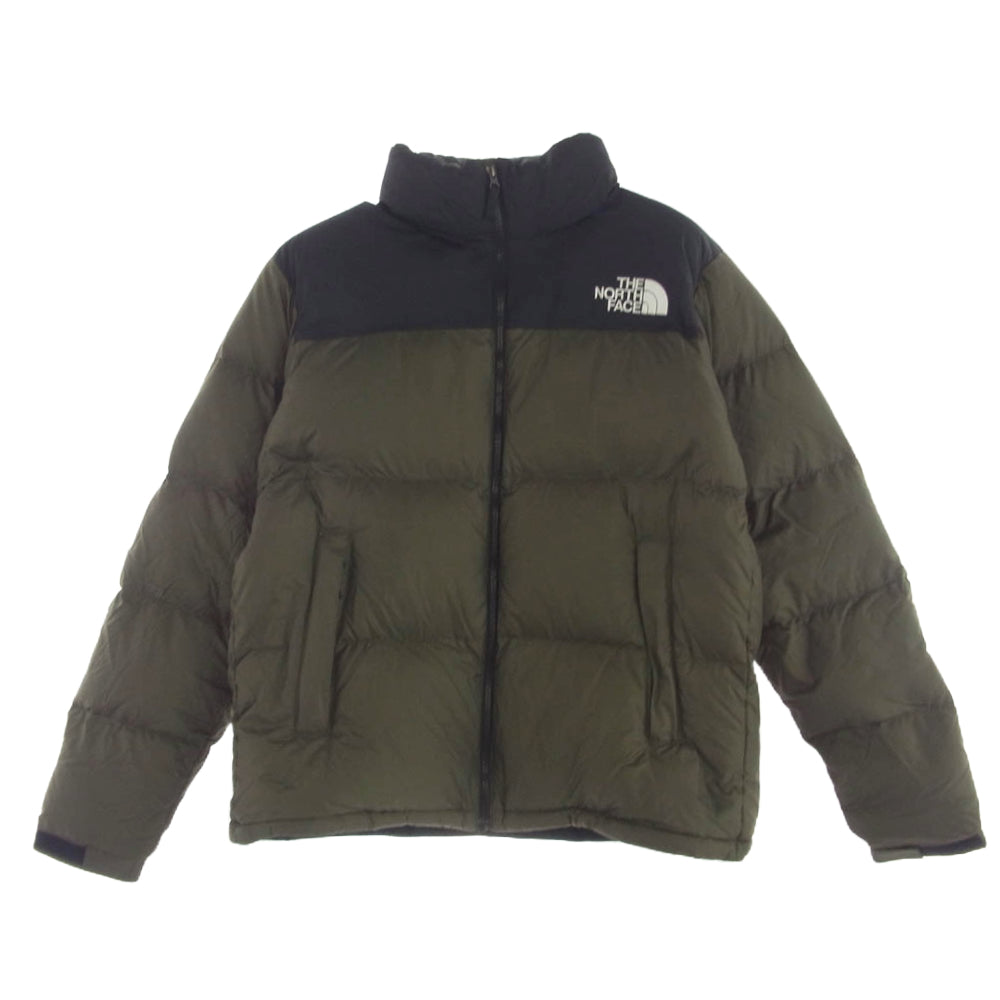 THE NORTH FACE ノースフェイス ND92335 NUPTSE JACKET ヌプシ ジャケット ダウン ジャケット カーキ系 ブラック系 XL【中古】