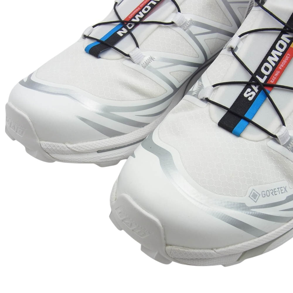 salomon サロモン 475811 xt-6 goretex GTX ゴアテックス スニーカー ホワイト系 27.5cm【新古品】【未使用】【中古】