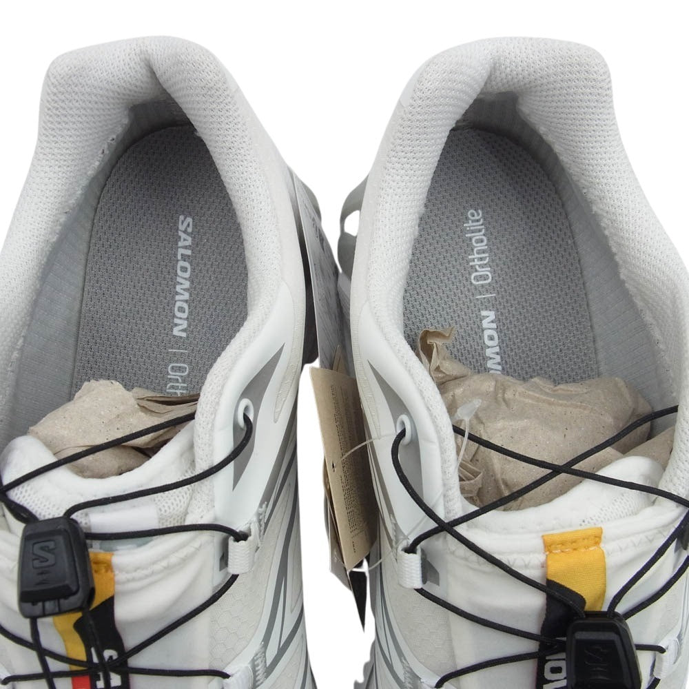 salomon サロモン 475811 xt-6 goretex GTX ゴアテックス スニーカー ホワイト系 27.5cm【新古品】【未使用】【中古】