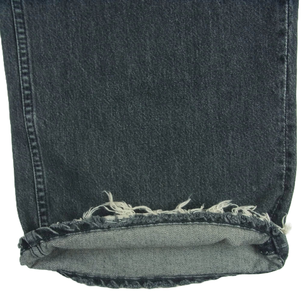 ダイリク 24AW 24AW D-12 WIDE VINTAGE DENIM PANTS ワイド ヴィンテージ デニム パンツ グレー系 Black M 29【新古品】【未使用】【中古】