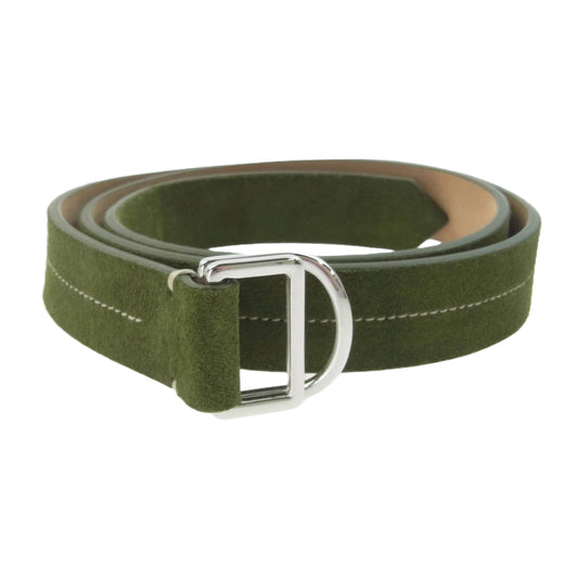 メゾンオクトパシー × SHIPS シップス スエード リング ベルト ライム グリーン系【美品】【中古】