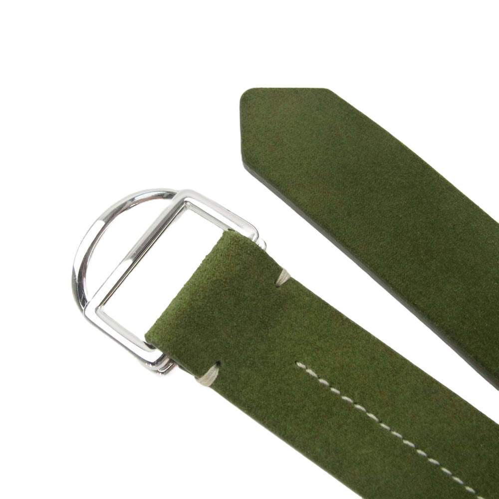 メゾンオクトパシー × SHIPS シップス スエード リング ベルト ライム グリーン系【美品】【中古】