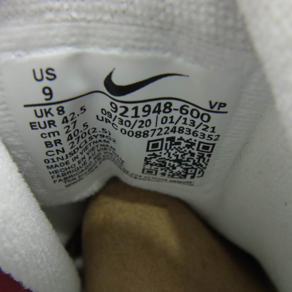 NIKE ナイキ 921948-600 AIR MORE UPTEMPO 96 VARSITY RED ヴァーシティレッド エアモアアップテンポ モアテン スニーカー レッド系 27cm【極上美品】【中古】