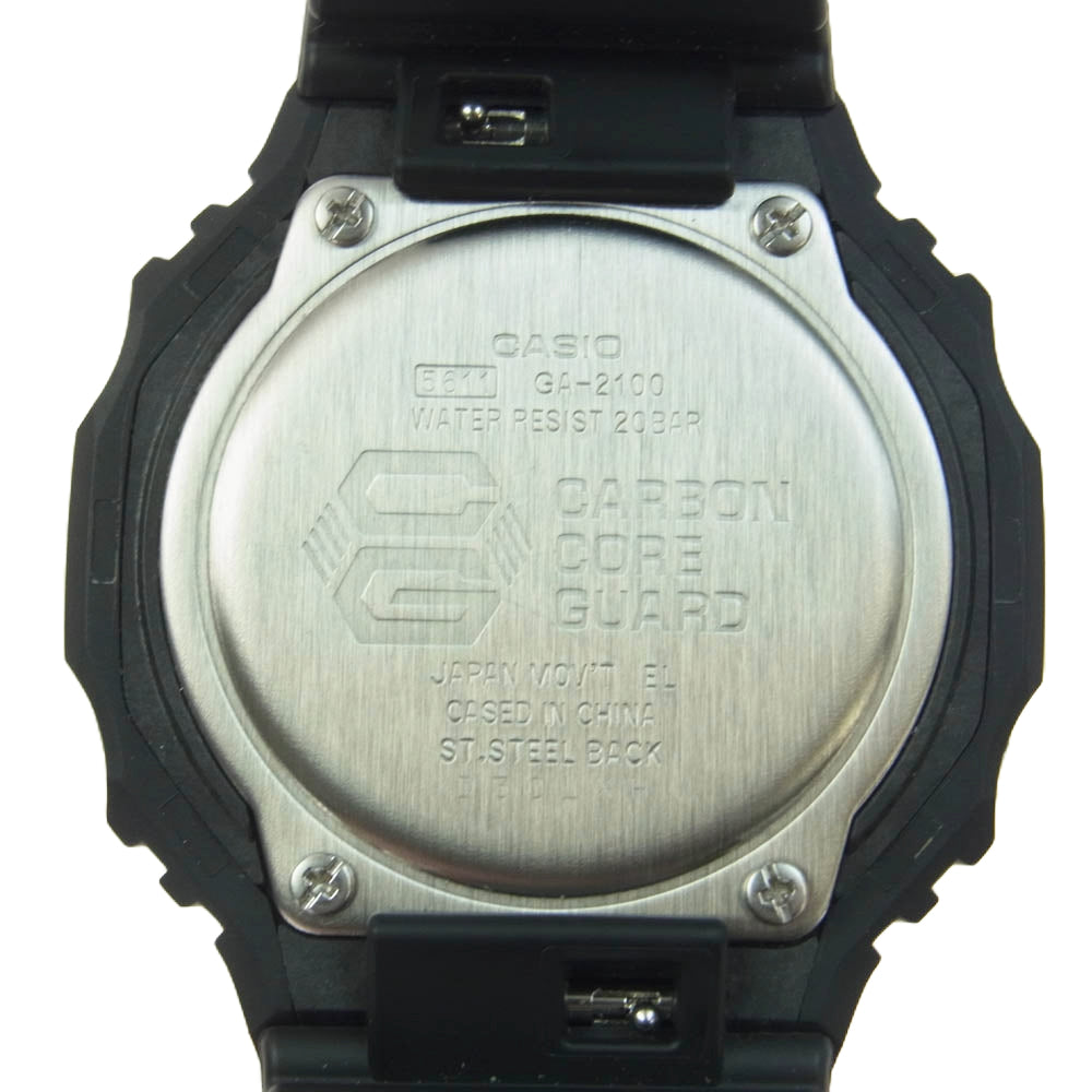 CASIO G-SHOCK カシオ ジーショック 5611 GA-2100 デジタル アナログ 腕時計 ウォッチ ブラック系【中古】