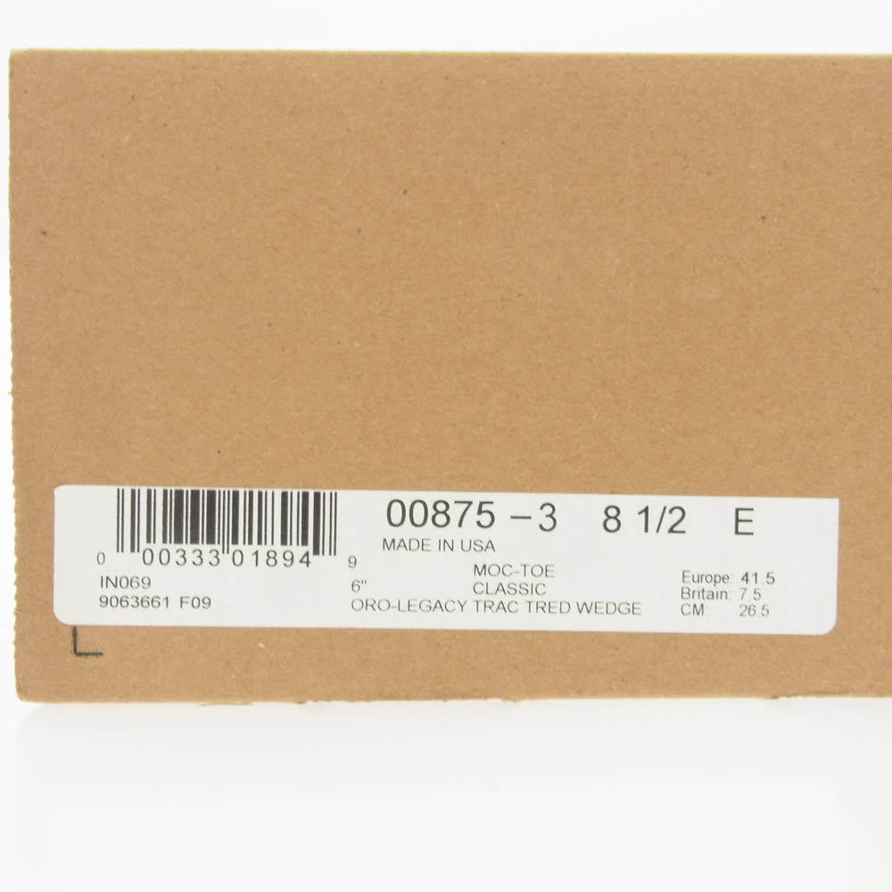 RED WING レッドウィング 875 6-inch Classic Moc クラシック モック レザー ブーツ ブラウン系 26.5cm【美品】【中古】