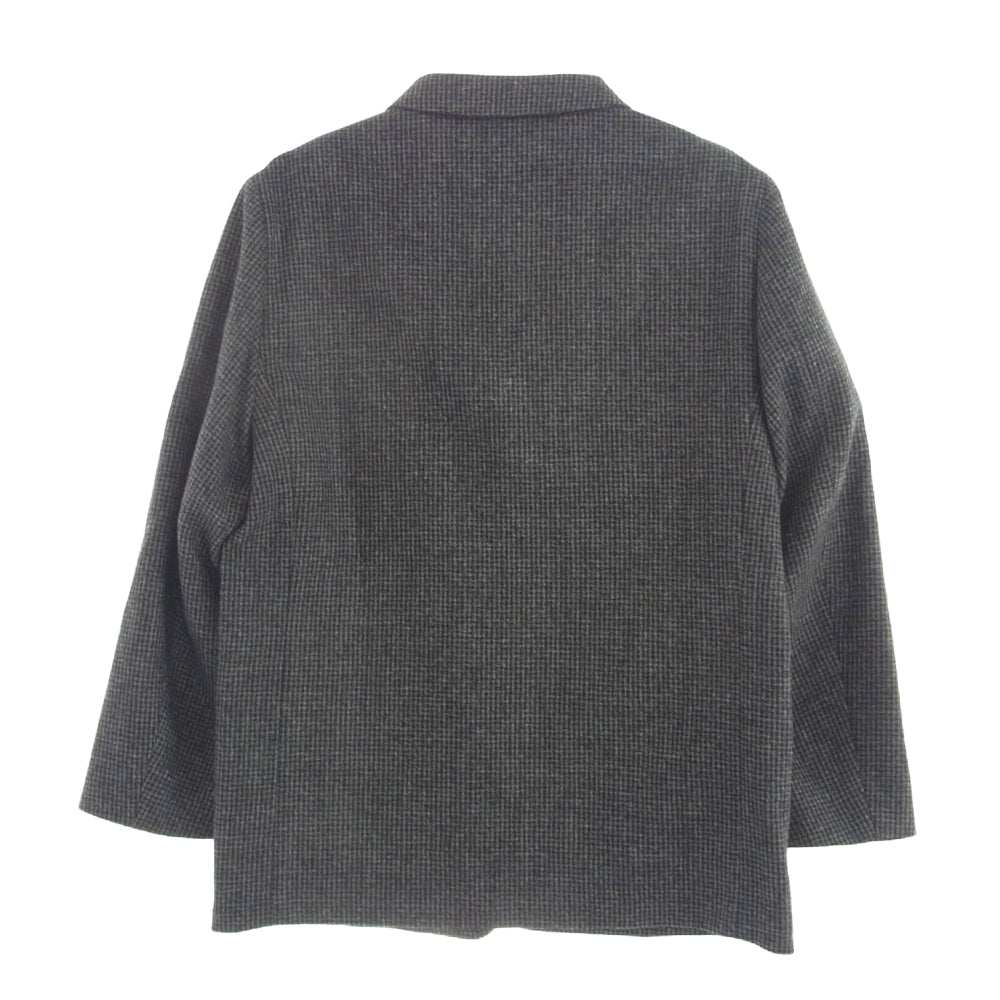 MARGARET HOWELL マーガレットハウエル 579-8220001 千鳥格子 2B ウール テーラードジャケット ブラック系 グレー系 S【美品】【中古】