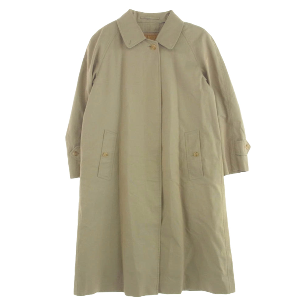 BURBERRY バーバリー D080-030-41 BURBERRYS バーバリーズ 裏地ノバチェック柄ウールライナー付属 ステンカラーコート ベージュ系【中古】