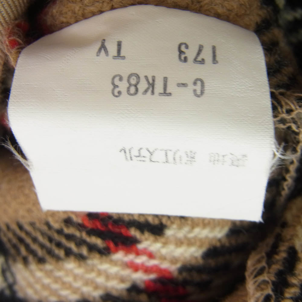 BURBERRY バーバリー D080-030-41 BURBERRYS バーバリーズ 裏地ノバチェック柄ウールライナー付属 ステンカラーコート ベージュ系【中古】