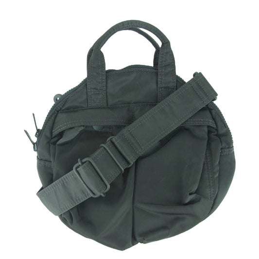 PORTER ポーター beautiful people bp helmet bag POTR ビューティフルピープル ヘルメット ショルダー バッグ グレー系【美品】【中古】