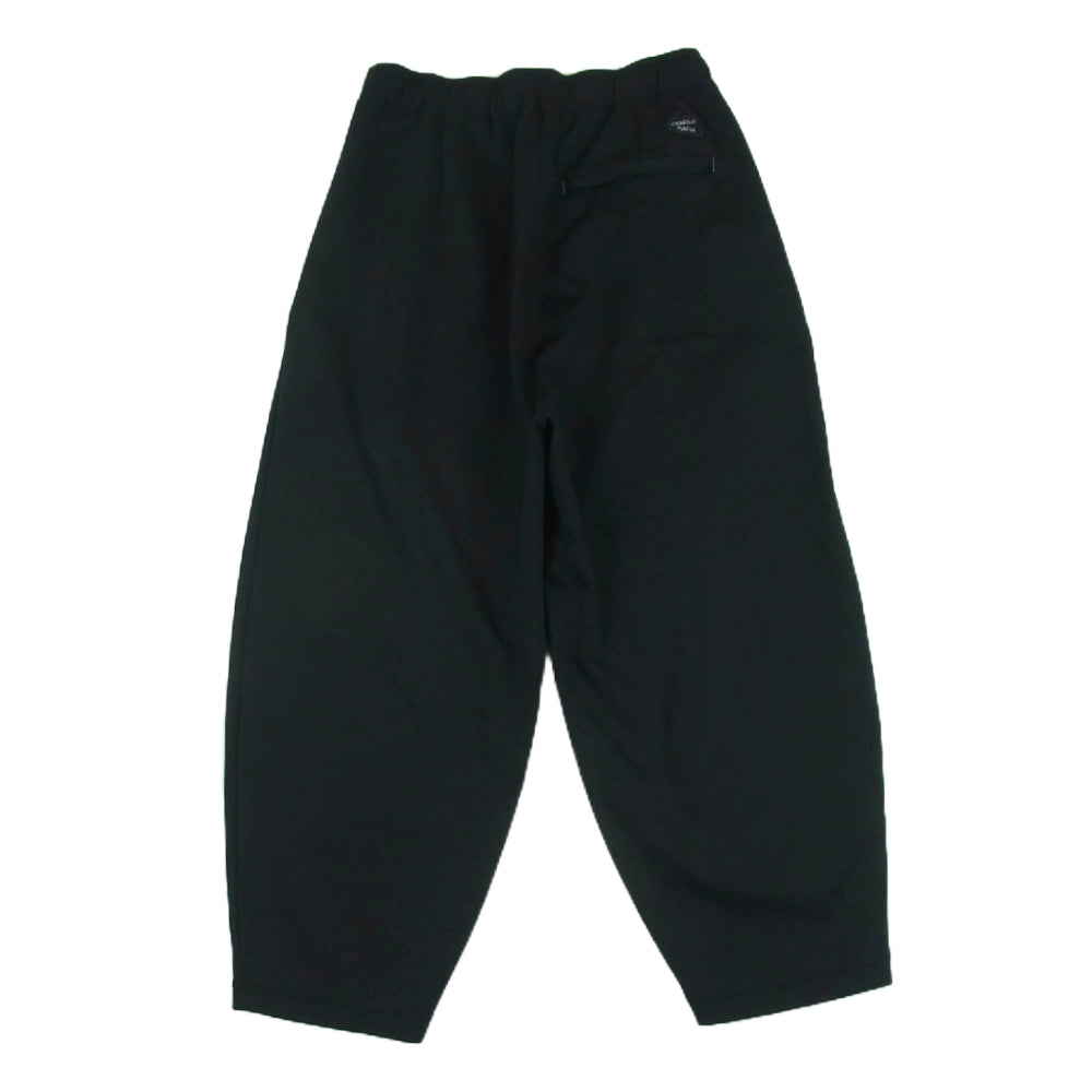 PORTER CLASSIC ポータークラシック PC-006-2750 OLYMPIC TUCKED PANTS オリンピック タックド イージー テーパード パンツ ブラック系 2【中古】