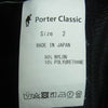 PORTER CLASSIC ポータークラシック PC-006-2750 OLYMPIC TUCKED PANTS オリンピック タックド イージー テーパード パンツ ブラック系 2【中古】