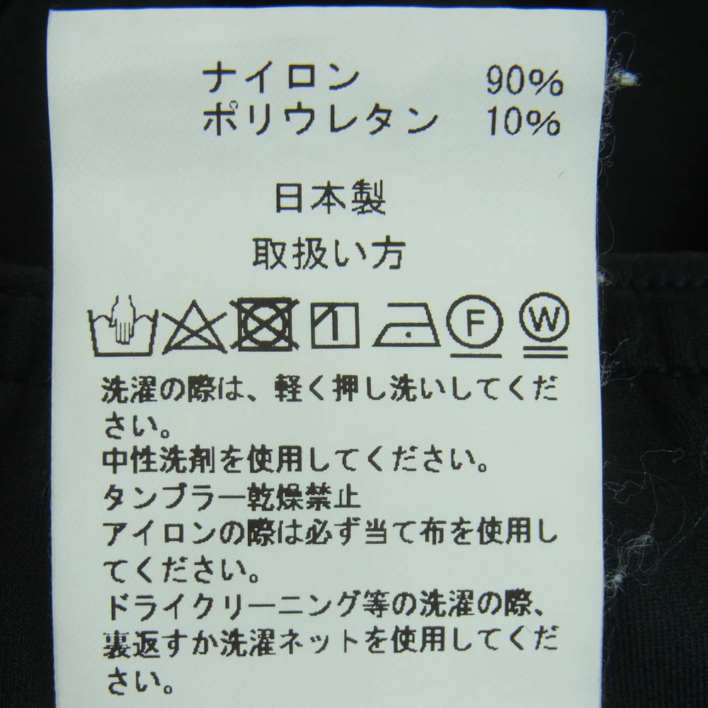 PORTER CLASSIC ポータークラシック PC-006-2750 OLYMPIC TUCKED PANTS オリンピック タックド イージー テーパード パンツ ブラック系 2【中古】