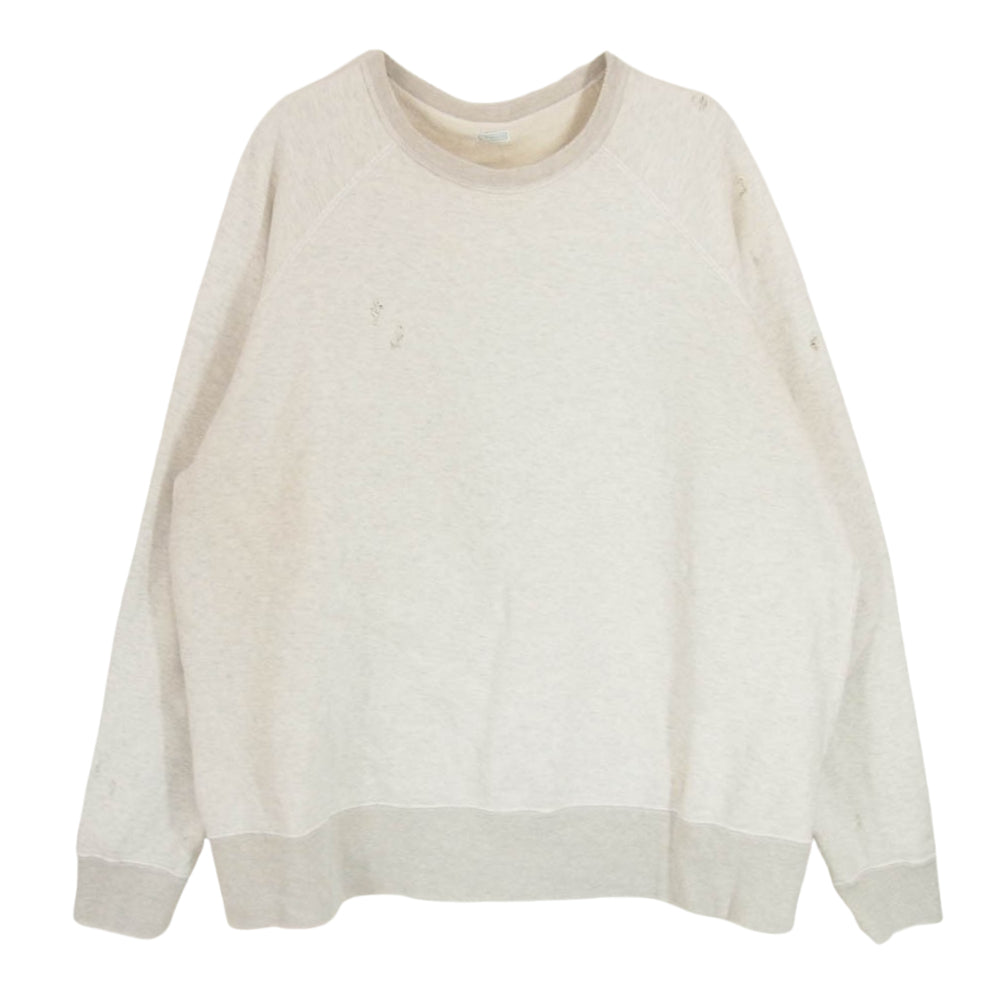 A.PRESSE アプレッセ 22SS 22SAP-05-02M Vintage Washed Sweat shirt ヴィンテージ ウォッシュド スウェット シャツ グレー系 3【中古】
