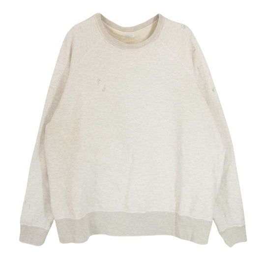 A.PRESSE アプレッセ 22SS 22SAP-05-02M Vintage Washed Sweat shirt ヴィンテージ ウォッシュド スウェット シャツ グレー系 3【中古】