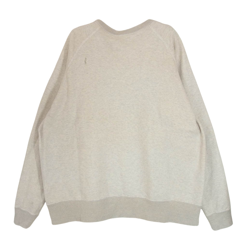 A.PRESSE アプレッセ 22SS 22SAP-05-02M Vintage Washed Sweat shirt ヴィンテージ ウォッシュド スウェット シャツ グレー系 3【中古】