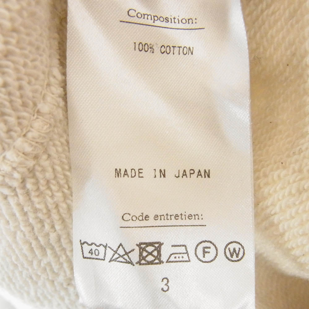 A.PRESSE アプレッセ 22SS 22SAP-05-02M Vintage Washed Sweat shirt ヴィンテージ ウォッシュド スウェット シャツ グレー系 3【中古】