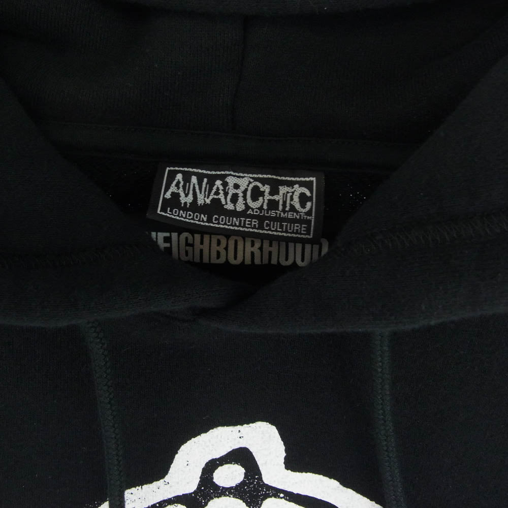 NEIGHBORHOOD ネイバーフッド 242UWAJN-CSM01S NH X ANARCHIC ADJUSTMENT.SWEAT HOODIE LS アナーキック アジャストメント スウェット パーカー ブラック系 S【美品】【中古】