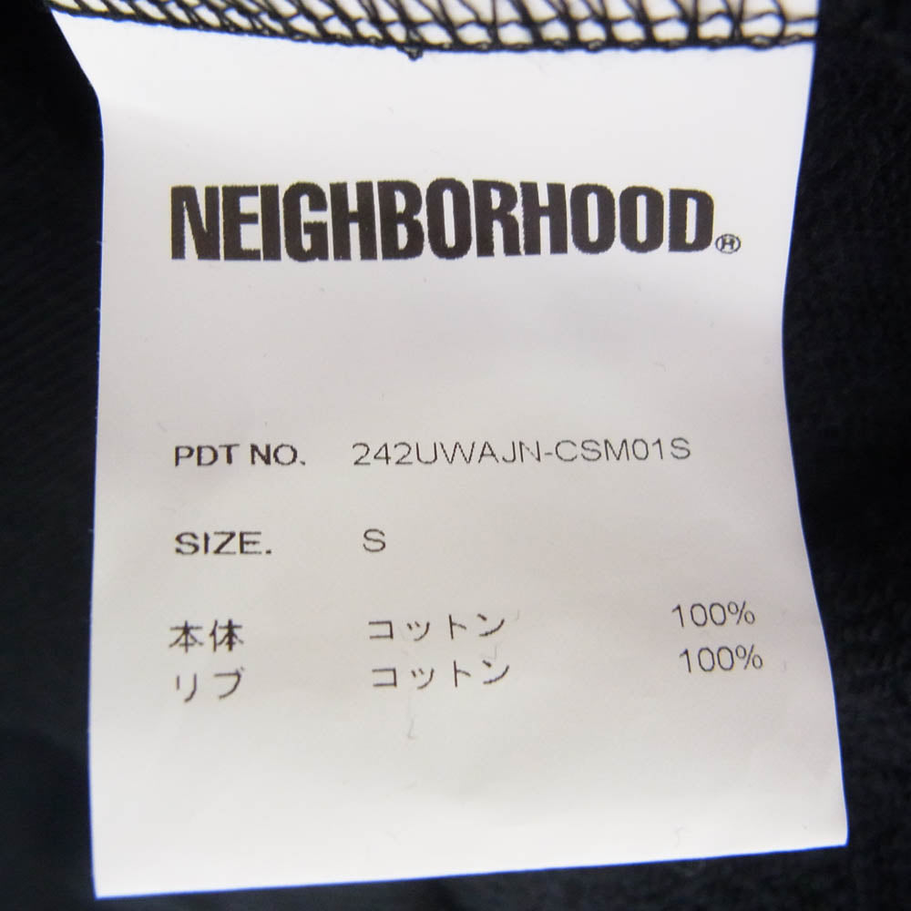NEIGHBORHOOD ネイバーフッド 242UWAJN-CSM01S NH X ANARCHIC ADJUSTMENT.SWEAT HOODIE LS アナーキック アジャストメント スウェット パーカー ブラック系 S【美品】【中古】