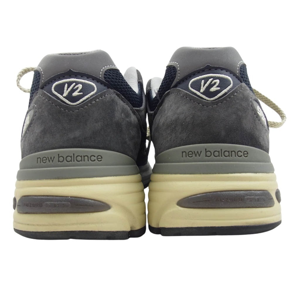 NEW BALANCE ニューバランス Made in UK 英国製 U991GG2 スニーカー ランニングシューズ グレー系 US7.5D【中古】