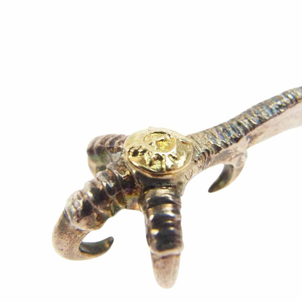 FIRST ARROW's ファーストアローズ K18付 イーグル グラブ ペンダントトップ シルバー系 ゴールド系【中古】