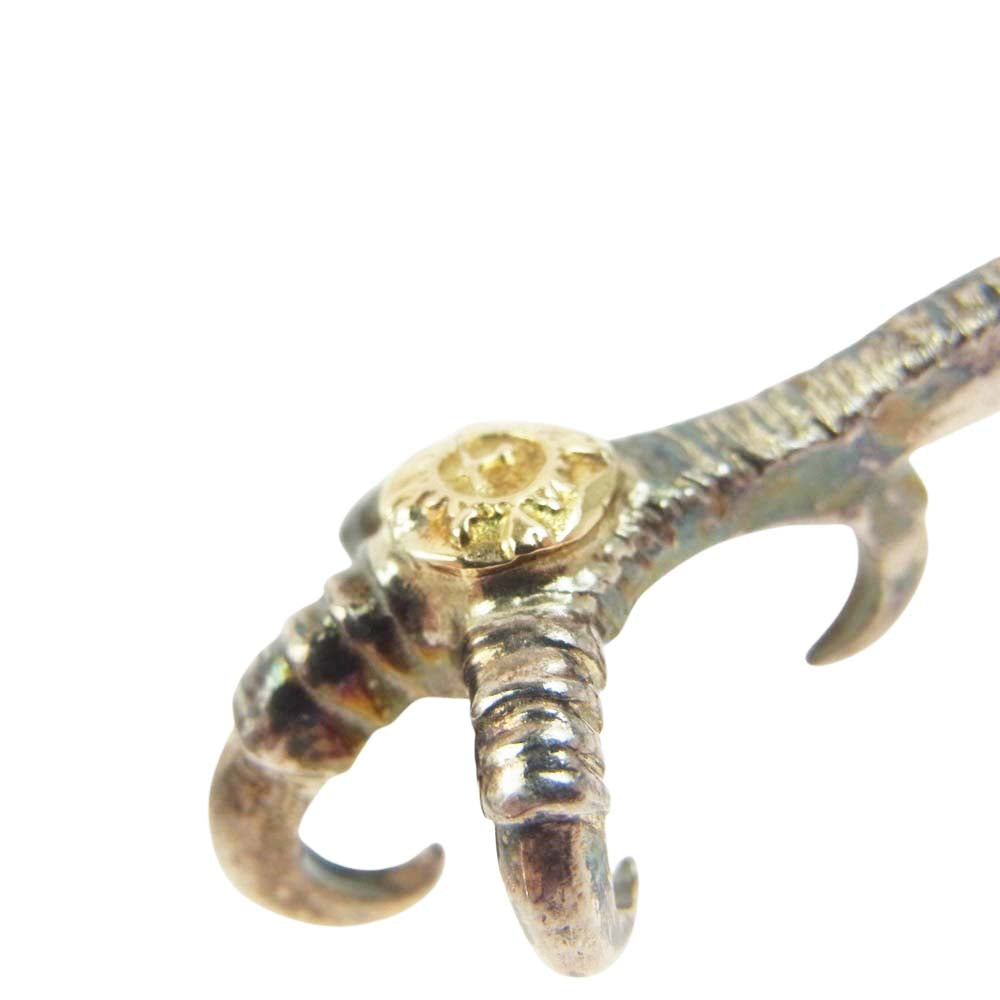 FIRST ARROW's ファーストアローズ K18付 イーグル グラブ ペンダントトップ シルバー系 ゴールド系【中古】